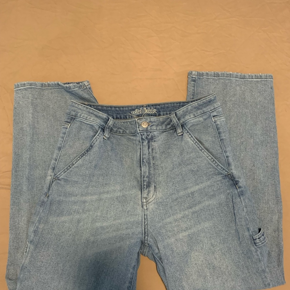 High rise carpenter jean